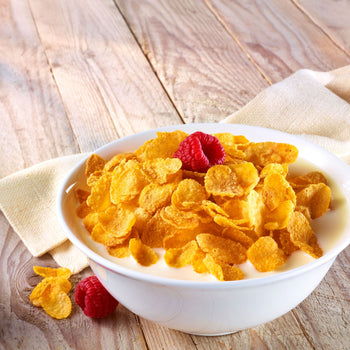 Dozownik do płatków śniadaniowych – 2 plastikowe pojemniki – 2 x 3,7 litra – srebrny - Prime Gastro