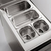 Electric Countertop Bain Marie - GN 1/1 + GN 1/3 - 1,6 kW - with Drain Tap