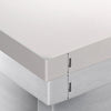 Stainless Steel Floor Cupboard PREMIUM - 1000x800mm - with Sliding Doors - incl. Chopping Board White