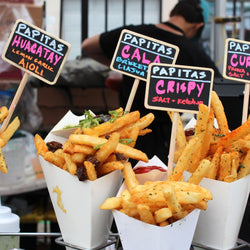 Frytownica elektryczna jednokomorowa nastolna - 25L - 14kW - Czarny