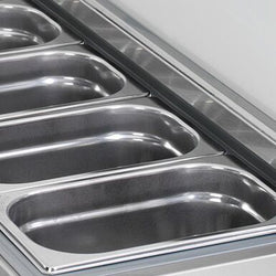 Countertop Prep Well / Refrigerated Topping Unit ECO - 1200x281/395mm - 4x GN 1/3