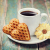 Baking plates – shape: bubble heart – for 25 pcs – for waffle iron BWERM25