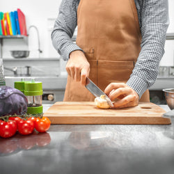 Szafka robocza ze stali nierdzewnej PREMIUM – 1800 x 600 mm – z przesuwanymi drzwiami szklanymi