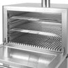 Piec do grillowania – na węgiel drzewny – 920 mm – czerwony