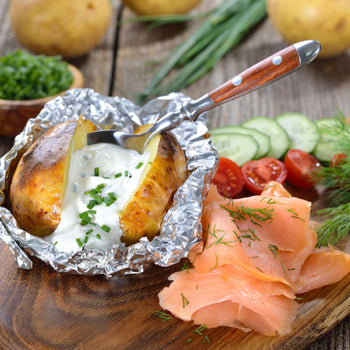 Piec gazowy do ziemniaków Kumpir - manualny - 4,9 kW - z 2 szufladami - Prime Gastro