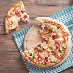 Prasa do pizzy – do spodów o średnicy 330 mm – maksymalna ilość ciasta: 130–250 g