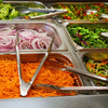 Commercial Drop-in Refrigerated Well - 1500mm - +2 to +8°C - 4x GN 1/1 - 390W - Square Glass - with Glass Sneeze Guard