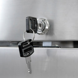 Commercial Upright Storage Fridge Stainless Steel ECO - 400L - with 1 Glass Door