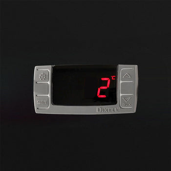 Lada chłodnicza i cukiernicza – 1600 mm – z oświetleniem – 3 półki i wysuwane półki na torty - Prime Gastro