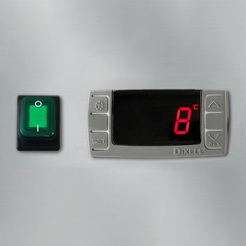 Stół chłodniczy do pizzy ECO - 1400x700 mm - z 1 drzwiami & 4 szufladami - Prime Gastro