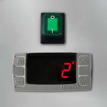 Witryna chłodnicza nadstawna ECO - 2000x395mm - 9x GN 1/3 - Prime Gastro