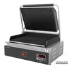 Grill kontaktowy do hamburgerów – powierzchnia grillowa: 350 x 240 mm – 2,2 kW – od +50 do +300 °C – cyfrowy – z ryflowaną płytą górną i dolną, zdjęcie 1 z 8