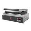 Grill kontaktowy do hamburgerów – powierzchnia grillowa: 350 x 240 mm – 2,2 kW – od +50 do +300 °C – cyfrowy – z ryflowaną płytą górną i dolną, zdjęcie 3 z 8