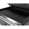 Grill kontaktowy do hamburgerów – powierzchnia grillowa: 350 x 240 mm – 2,2 kW – od +50 do +300 °C – cyfrowy – z ryflowaną płytą górną i dolną, zdjęcie 7 z 8