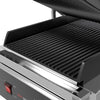 Grill kontaktowy do hamburgerów – powierzchnia grillowa: 230 x 220 mm – 1,8 kW – cyfrowy – z ryflowaną płytą górną i dolną