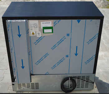 Dojrzewanie na sucho szafa do dojrzewania mięsa 0,92 m - z 2 szklanymi drzwiami - czarna - Prime Gastro