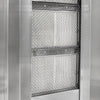 Gas gyros/kebab grill - V-shape - 5+5 burners - max. 120 kg - including 2 protective plates & 2 hinged doors