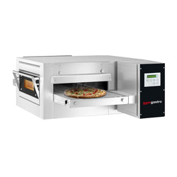 Elektryczny piec przelotowy do pizzy - 1,65 x 2,18 m - w tym podstawa