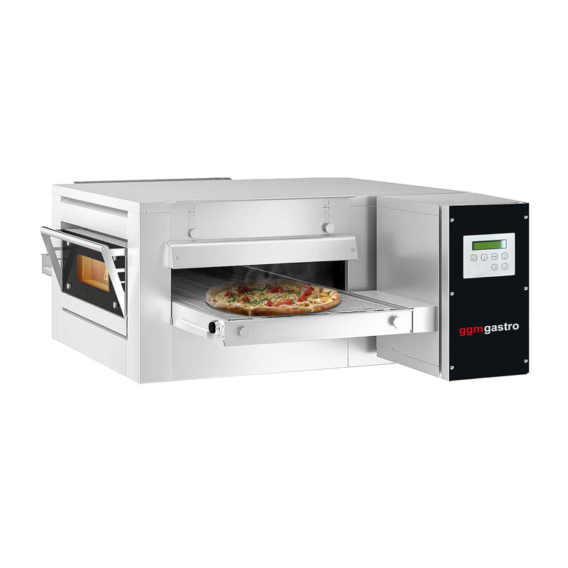 Elektryczny piec przelotowy do pizzy - 1,65 x 2,18 m - w tym podstawa