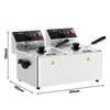 Frytkownica – elektryczna – podwójna – 4+4 L – 5 kW