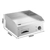 Commercial Electric Griddle - 3.0kW - Smooth Plate - Cooking area: 540x380mm