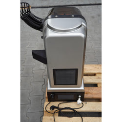 Elektryczna wyciskarka do pomarańczy - srebrna - Manualne podawanie owoców - z funkcją czyszczenia