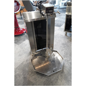 Elektryczny grill do gyro/kebaba - 3 palniki - maks. 40 kg - Prime Gastro