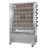 Grill do kurczaków – elektryczny – szerokość: 1098 mm – na maks. 36 kurczaków – 28,8 kW – z 6 rożnami
