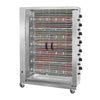 Grill do kurczaków – elektryczny – na maks. 42 kurczaki – 33,6 kW – z 7 rożnami