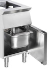 Patelnia wielofunkcyjna – elektryczna – szerokość: 400 mm – 11,5 L – 4,8 kW – z 1 stałą wanną grillową