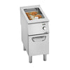 Patelnia wielofunkcyjna – elektryczna – szerokość: 400 mm – 11,5 L – 4,8 kW – z 1 stałą wanną grillową