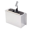 Portioning Rinse WATERSTOP with integrated automatic water stop with integrated backflow preventer & integrated flow regulator incl. sieve plate 270x112x180mm