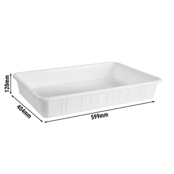 Pojemnik na ryby - poliwęglan - do chłodziarki i zamrażarki - EN 4000x400