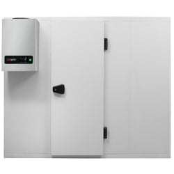 Komora mroźnicza – 1800 x 2100 mm – 5,13 m³ – z agregatem mroźniczym i kurtyną paskową