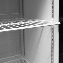 Commercial Upright Storage Fridge Stainless Steel ECO - 600L - with 1 Glass Door