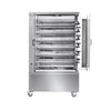 Grill do kurczaków – gazowy – na maks. 66 kurczaków – 37,2 kW – z 11 rożnami