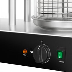 Urządzenie do hot - dogów - 1,1kW - z 4 bolcami do bułek
