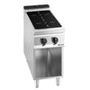 Freestanding Induction Hob - 10kW - 2 zones - with open base shelf