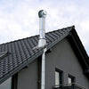 Nasada kominowa obrotowa - Ø120-150mm - stal nierdzewna