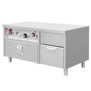 Szafka dolna na dozowniki napojów z uchwytami na kubki i komorą na kostki lodu - 1,5 m - Prime Gastro