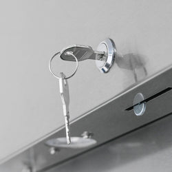 Szafa mroźnicza ze stali nierdzewnej PREMIUM - GN 2/1 - 1200L - 1372x830mm - 2 drzwi - chłodzenie wentylowane; zamek