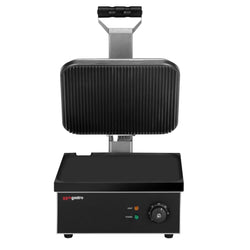 Stół chłodniczy sałatkowy - 1210x700mm - z 4 szufladami - na 9x GN 1/6 - z nadstawką szklaną