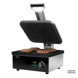 Stół chłodniczy sałatkowy - 1210x700mm - z 4 szufladami - na 9x GN 1/6 - z nadstawką szklaną