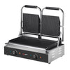 Grill kontaktowy do hamburgerów – powierzchnia grillowa: 485 x 235 mm – 3,6 kW – z ryflowaną płytą górną i dolną