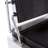 Grill kontaktowy / grill do hamburgerów – 3 kW – ruszt górny i dolny – powierzchnia grillowania: 340 x 230 mm