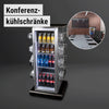 Chłodziarka konferencyjna – 565 mm – 75 L – od 0 do +6 °C – z 1 drzwiami szklanymi skrzydłowymi i oświetleniem LED