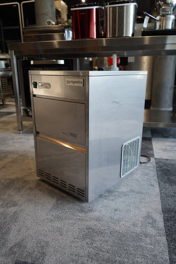 Kostkarka do lodu - Wydrążony cylinder - 28 kg/ 24 godz. - Chłodzona wodą - Prime Gastro