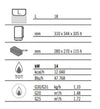 Frytkownica – gazowa – 18 L – 14 kW – z cyfrowym sterowaniem Bflex