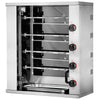 Elektryczny mini-grill do kurczaków – 8,8 kW – z 4 rożnami, mieszczącymi do 12 kurczaków