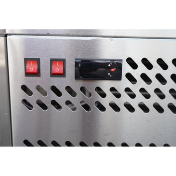 Regał chłodniczy - 0,55 x 0,59 m - z 3 półkami - Prime Gastro